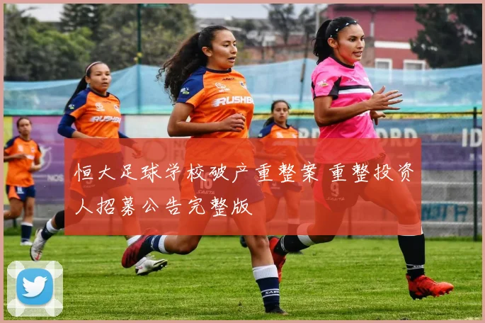 恒大足球学校破产重整案 重整投资人招募公告完整版